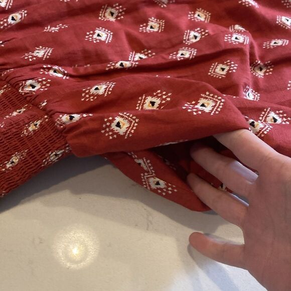 Anthropologie Felipa Midi Cotton Tiered Dress with Pockets XS - Picture 14 of 14